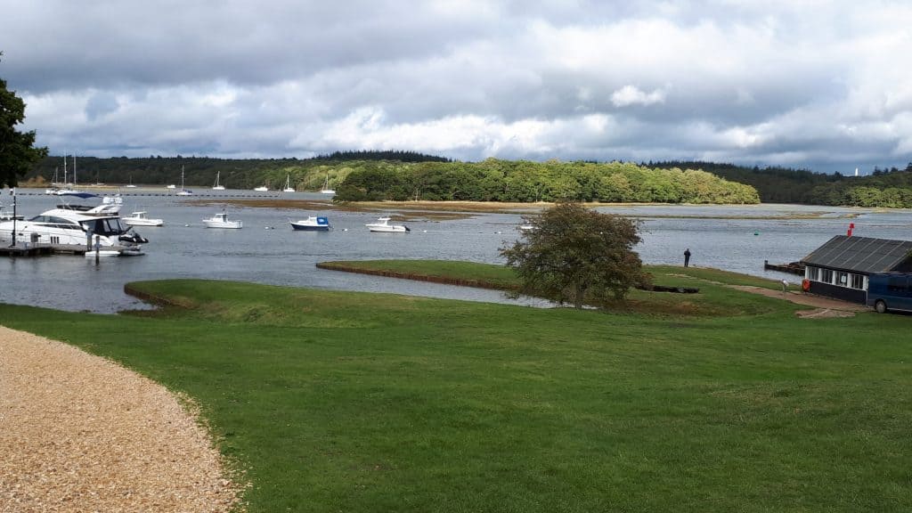 river frontage at Bucklers Hard