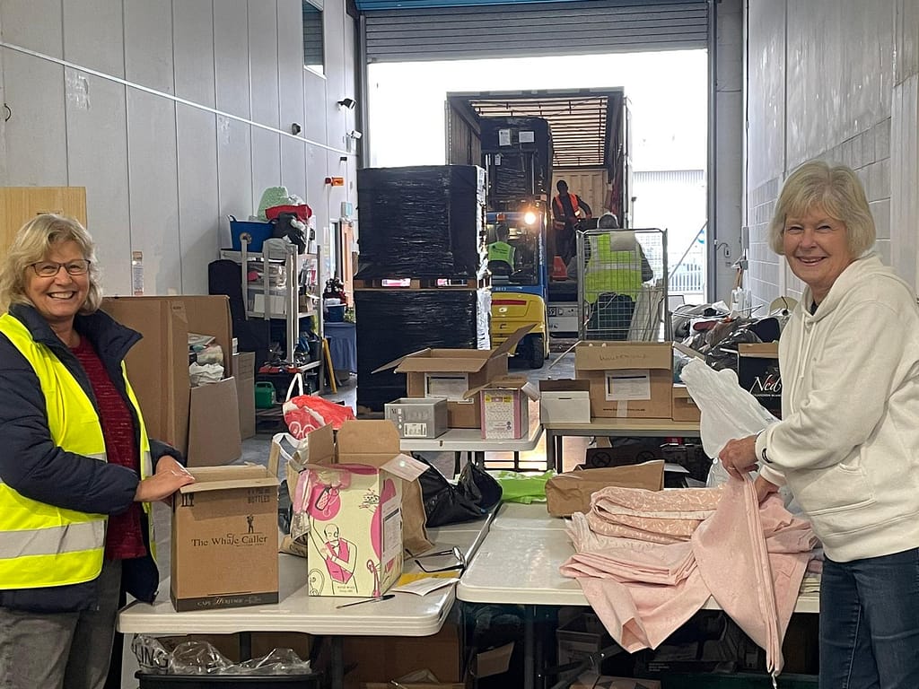 volunteers in action