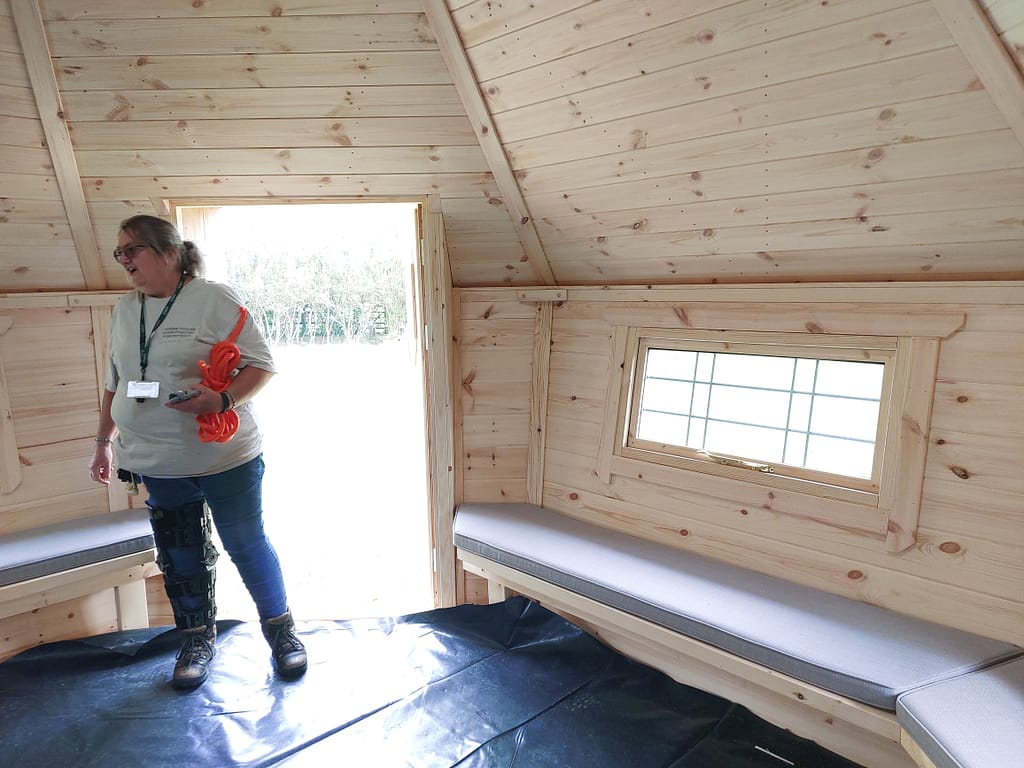 inside the new cabin