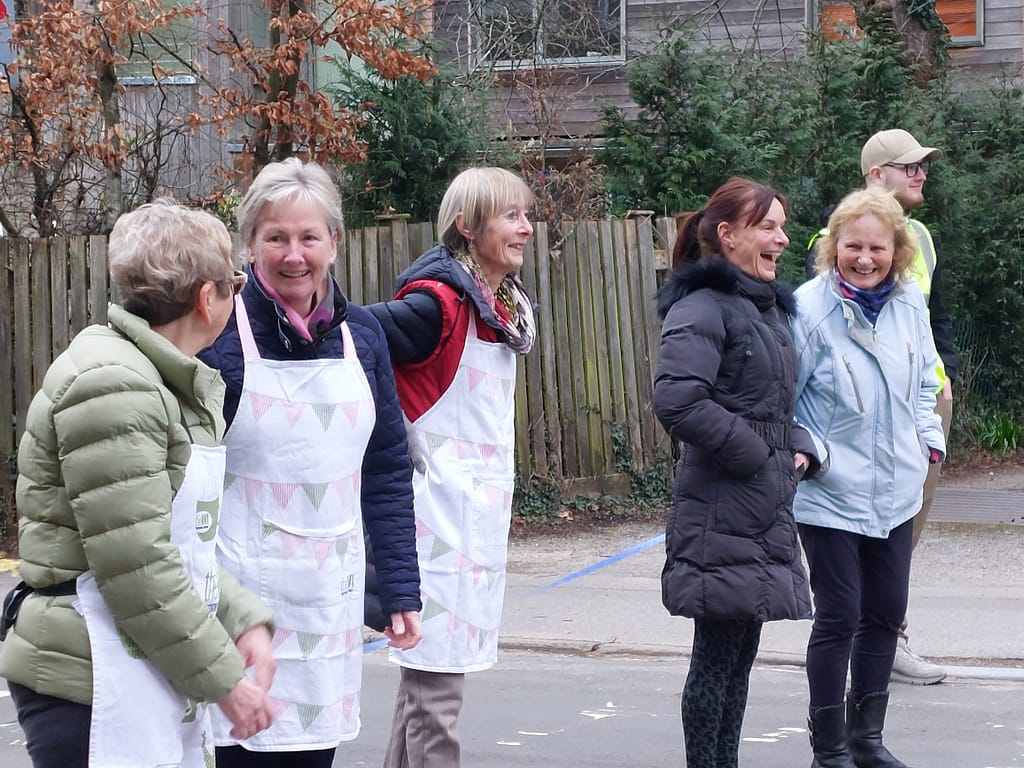 waiting for the baton - frying pan
