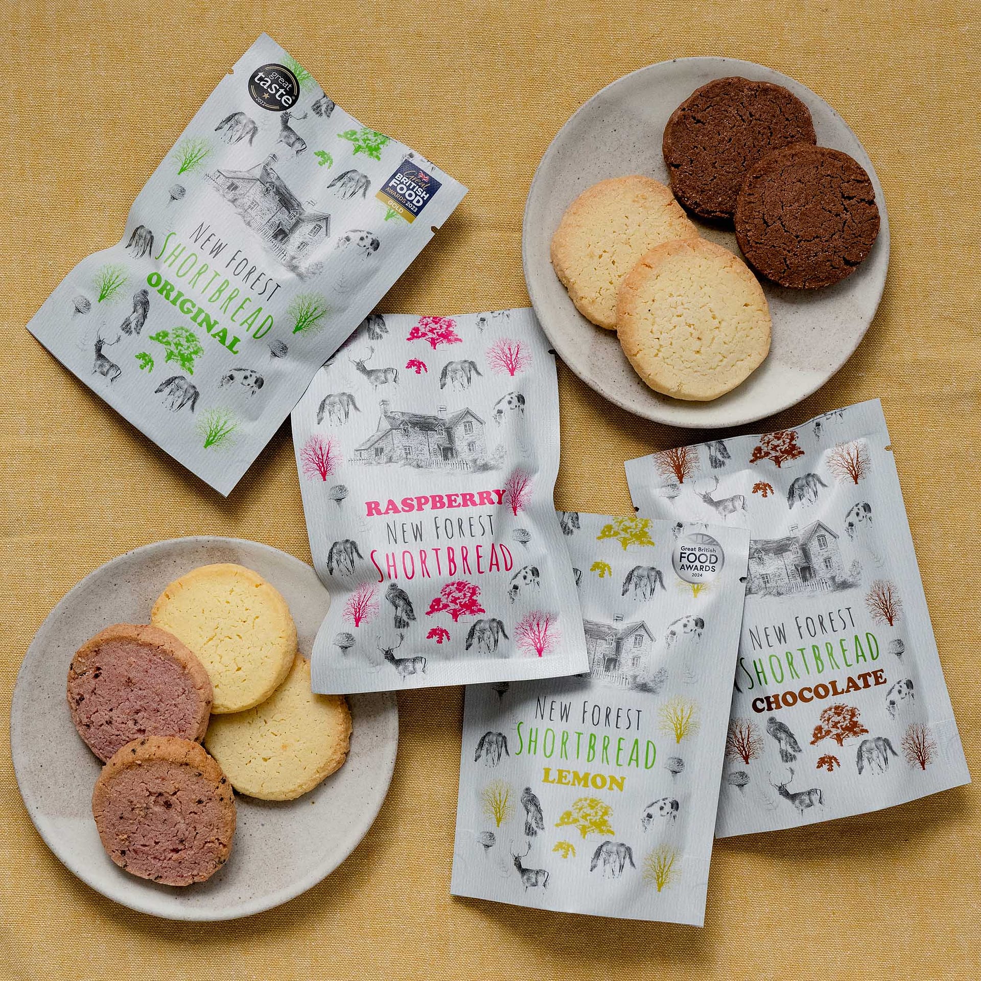 New Forest shortbread snack packs