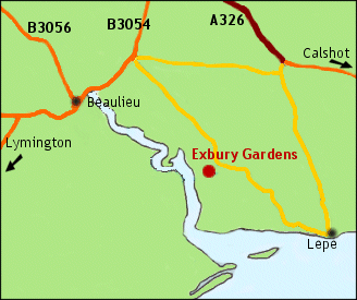 Exbury-Gardens-Map