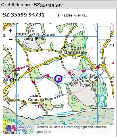 Pylewell park walk map