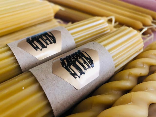 Watsons beeswax candles