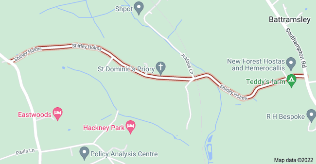 Shirley Holmes map