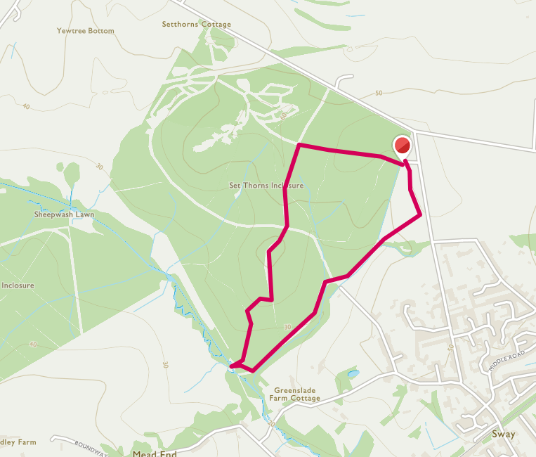 Setthorns map