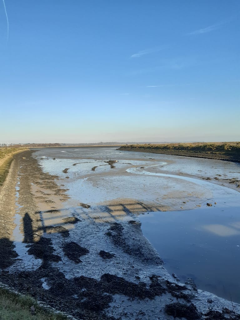 low tide at one of hte lagoons