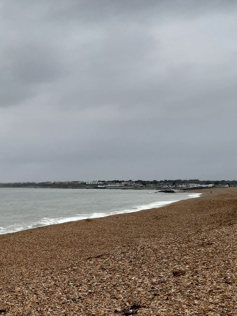 Milford on Sea from hte spit