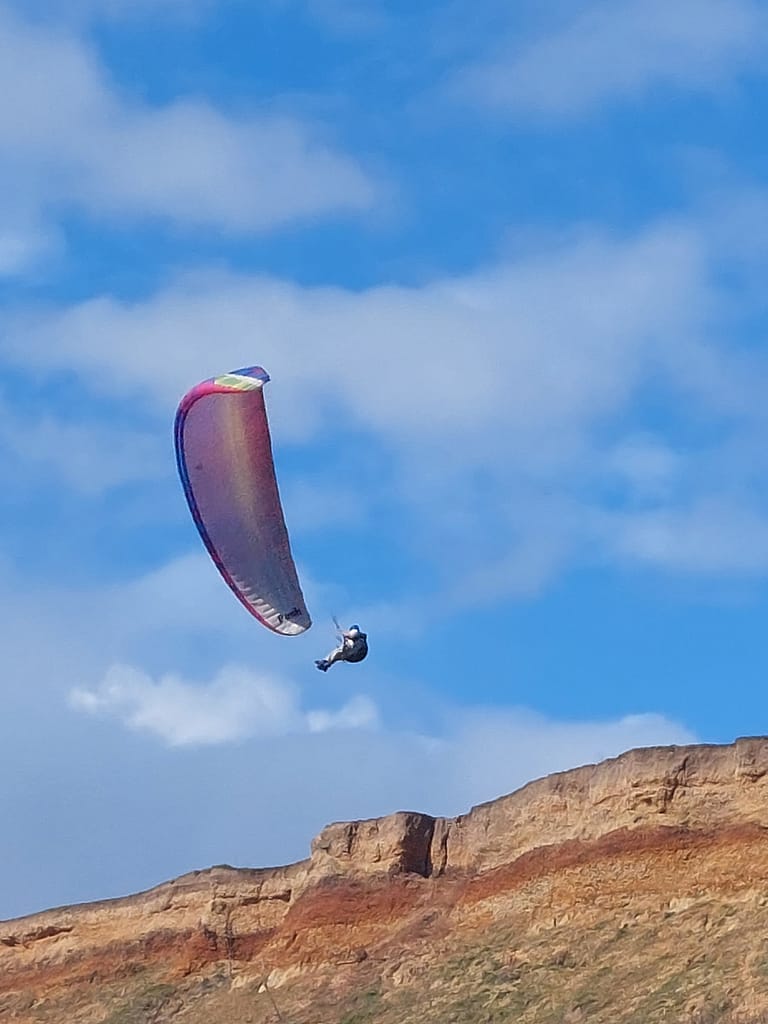 hang-gliding at barton